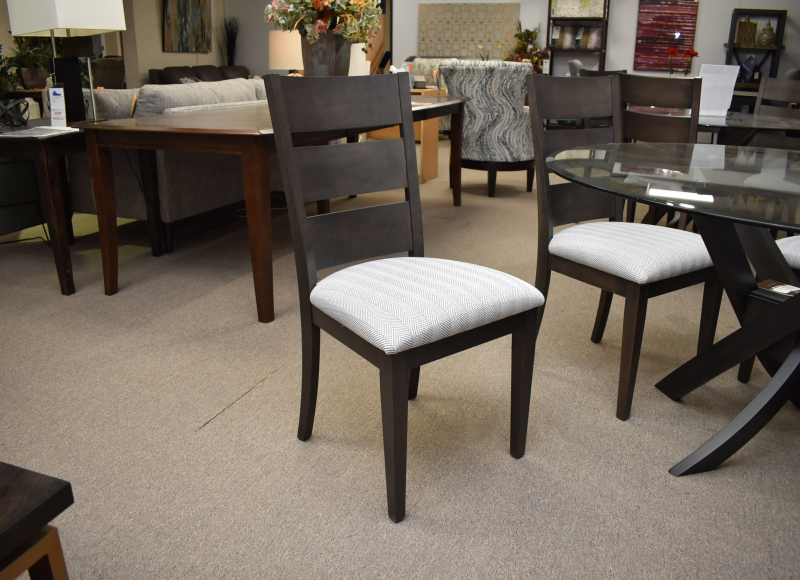 54" Glass Pedestal Table and 4 Chairs