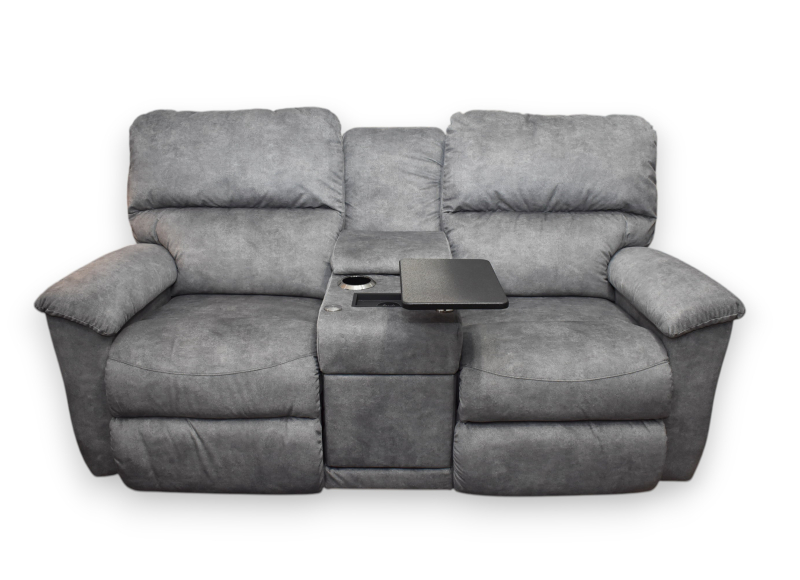 Brooks Power Headrest Lumbar Console Loveseat