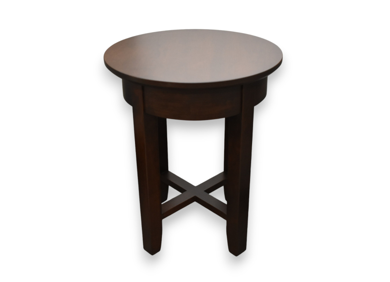Demilune Chairside Table