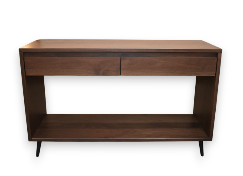 Evora Sofa Table with 2 Drawers and Shelf