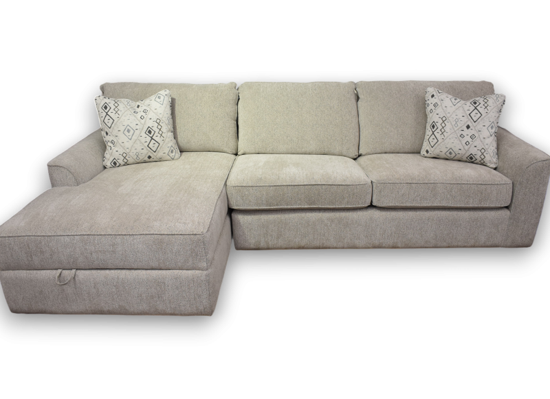 Left Hand Facing Storage Chaise Sectional