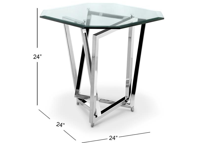 Octagonal Cocktail & End Table
