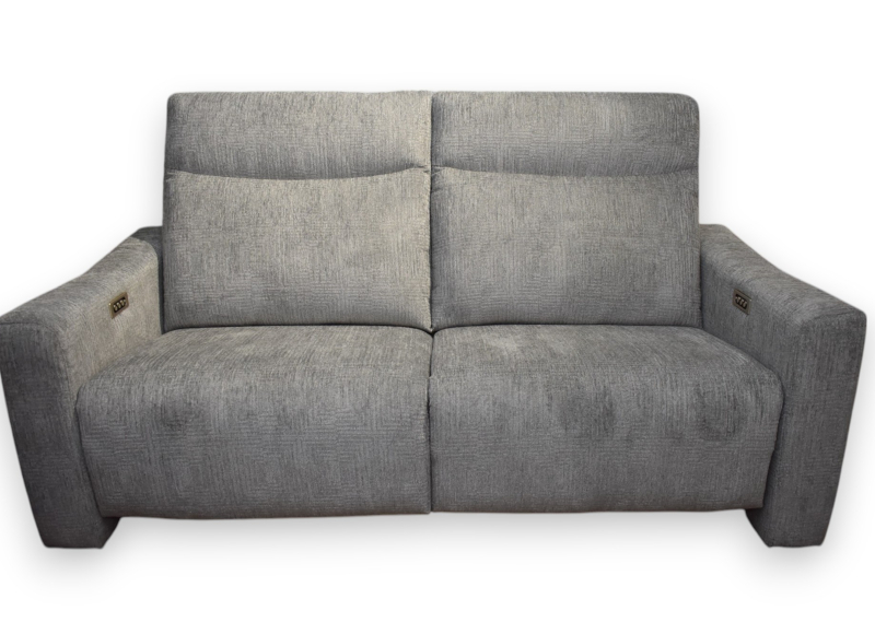 Power Headrest & Lumbar Reclining Condo Sofa