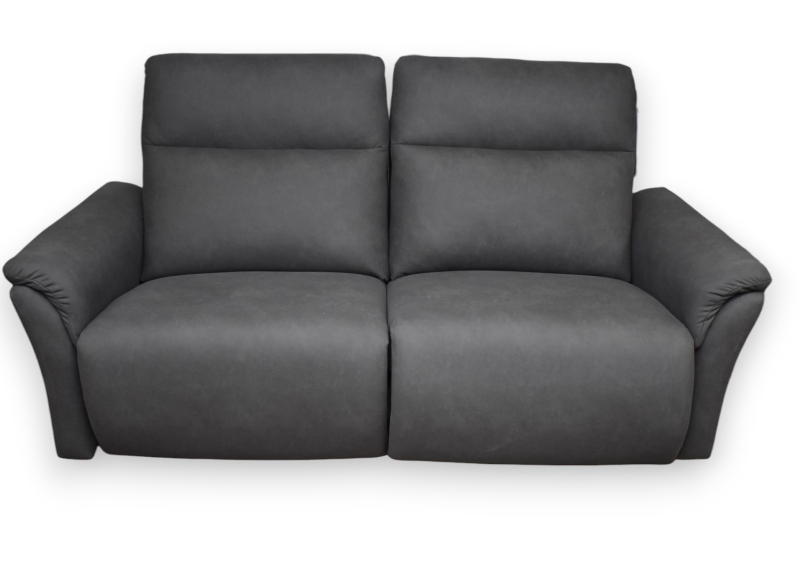 Power Headrest & Lumbar Reclining Condo Sofa