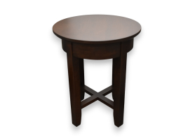 Demilune Chairside Table