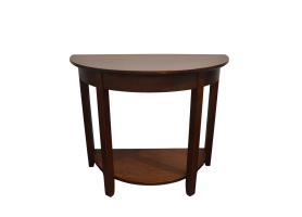 Demilune Half Round Sofa Table w/Shelf