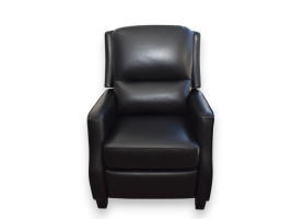 Leather Push Back Recliner