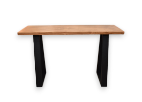 Metal Pedestal Sofa Table