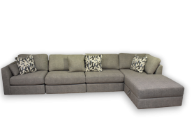Modular Sectional w/ Storage Ottoman