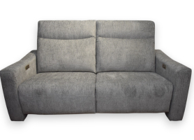 Power Headrest & Lumbar Reclining Condo Sofa