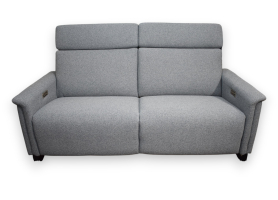Power Headrest & Lumbar Reclining Condo Sofa