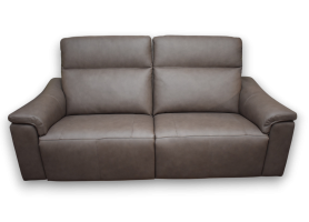 Power Headrest & Lumbar Reclining Condo Sofa